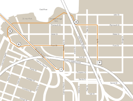 Saturday Stroll Part B Map