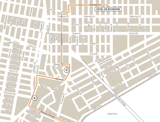Saturday Stroll Part C Map